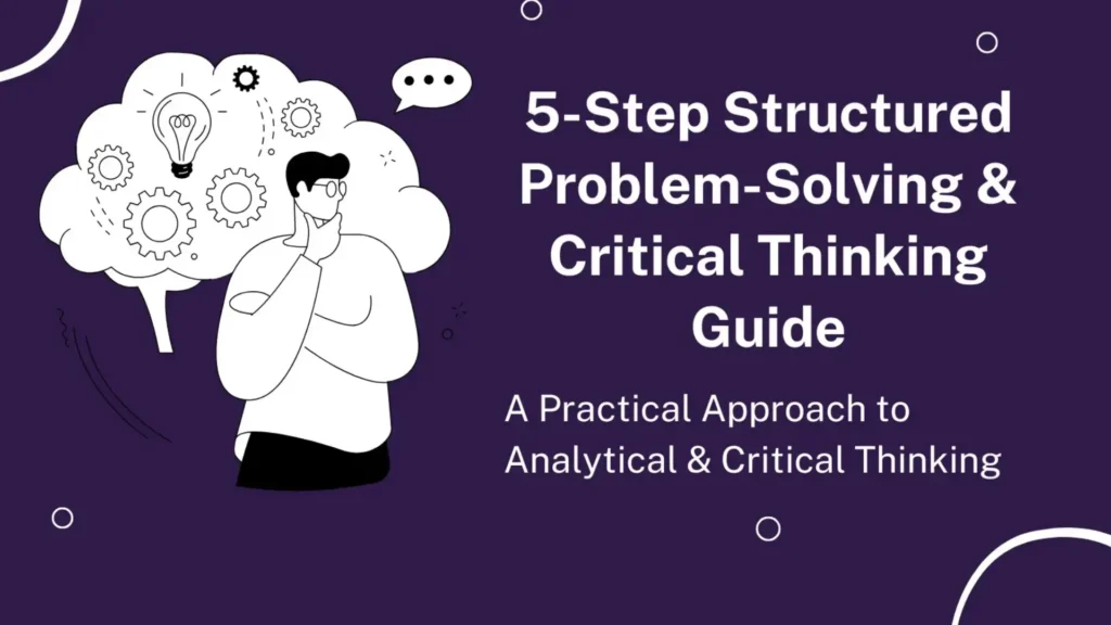 5-Step Structured Problem-Solving Guide for Data science